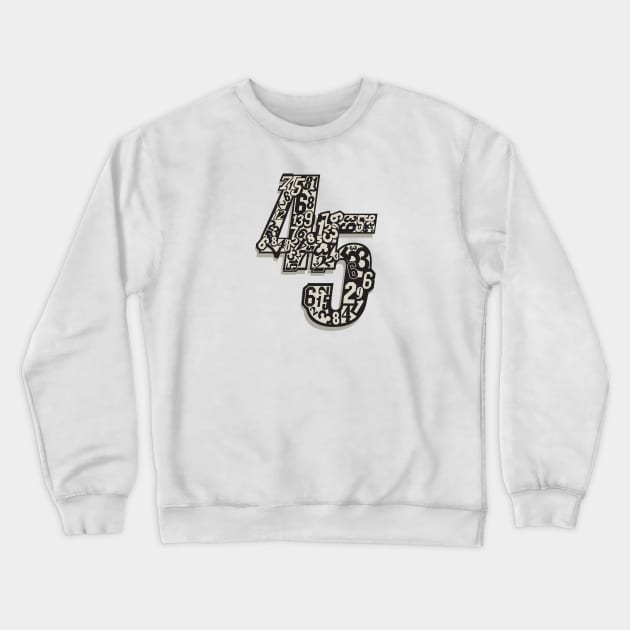 45 Crewneck Sweatshirt by Marioma